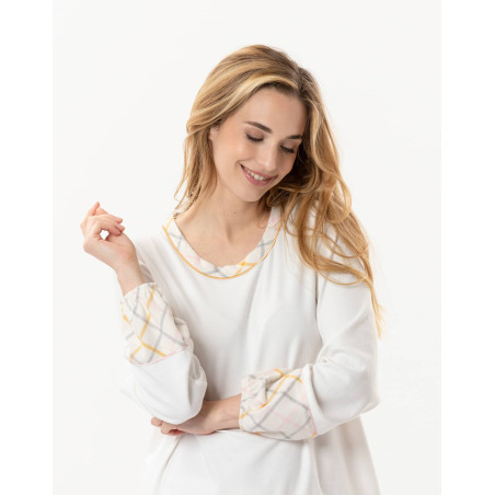 Pyjama en coton FELICITA 802  Multico | Lingerie le Chat