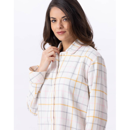 Cotton button-down pyjamas FELICITA 806 Multico | Lingerie le Chat