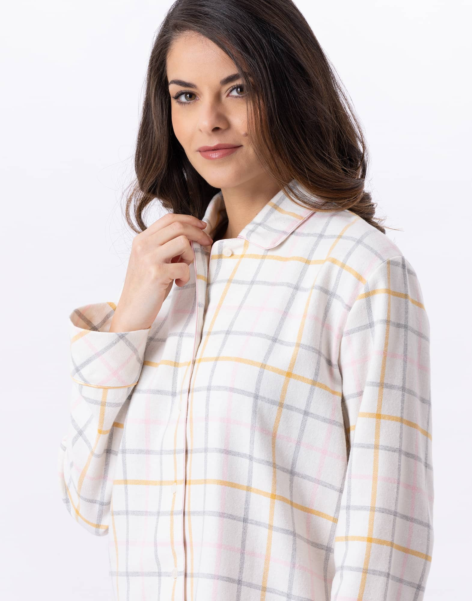 Cotton button-down pyjamas FELICITA 806 Multico