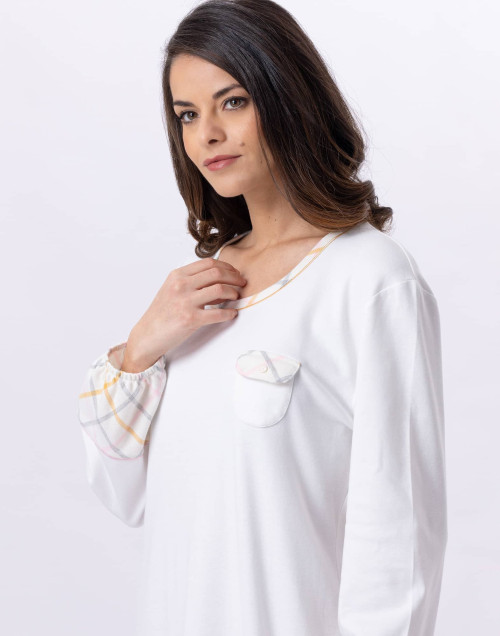 Chemise de nuit longue en coton  FELICITA 811  Multico