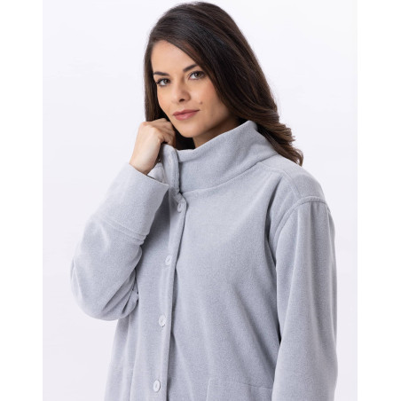 Micropolar jacket FELICITA 870 Grey | Lingerie le Chat