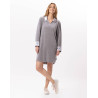 Robe en velours VELVET 840  Gris Chine