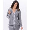 Velvet zip jacket VELVET 870 Grey