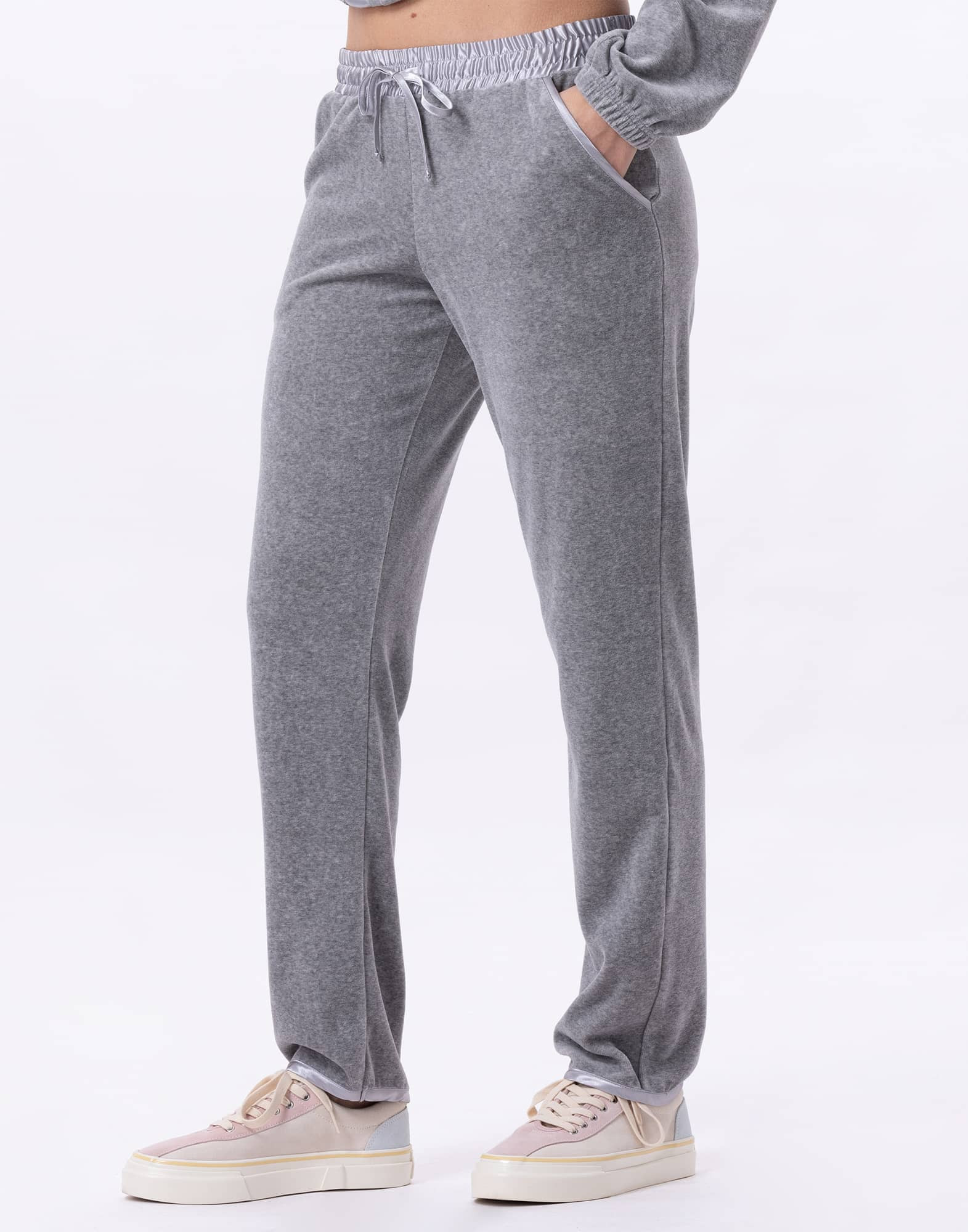 Velvet trousers VELVET 880 Grey