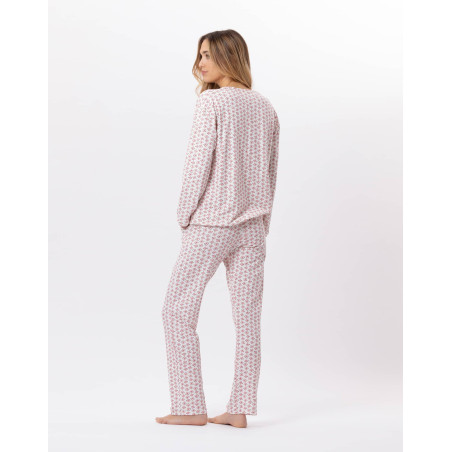 Pyjama en coton AURORE 802 Multico | Lingerie le Chat