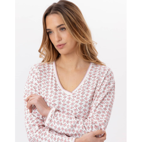 Pyjama en coton AURORE 802 Multico | Lingerie le Chat