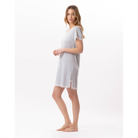 Viscose nightdress SUBLIME 801 Grey | Lingerie le Chat