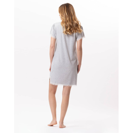 Chemise de nuit en viscose SUBLIME 801 Gris Chine | Lingerie le Chat