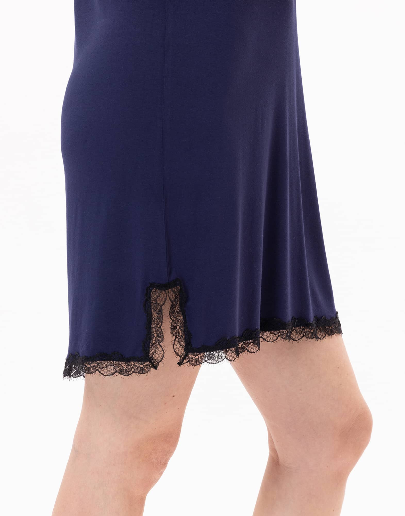 Viscose nightdress SUBLIME 801 Navy Blue