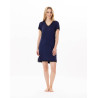 Viscose nightdress SUBLIME 801 Navy Blue