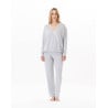 Pyjama en viscose SUBLIME 802 Gris Chine