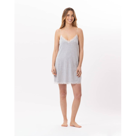 Viscose nightie SUBLIME 803 Grey | Lingerie le Chat