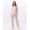 Knitted jogging suit ALPAGA 802 Beige Pink