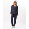 Knitted jogging suit ALPAGA 802 Navy Blue