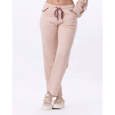 Knitted trousers ALPAGA 880 Beige Pink | Lingerie le Chat