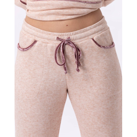 Knitted trousers ALPAGA 880 Beige Pink | Lingerie le Chat