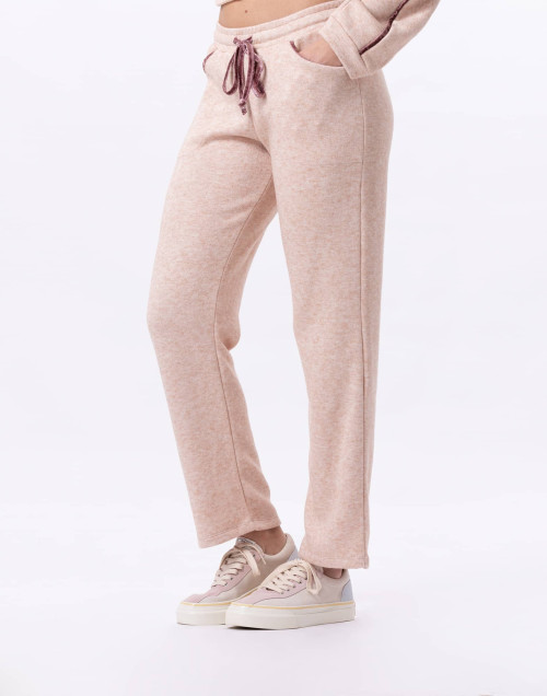 Knitted trousers ALPAGA 880 Beige Pink