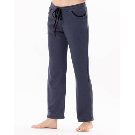 Knitted trousers ALPAGA 880 Navy Blue | Lingerie le Chat