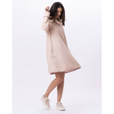 Knitted dress ALPAGA 840 Beige Pink | Lingerie le Chat