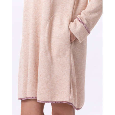 Knitted dress ALPAGA 840 Beige Pink | Lingerie le Chat