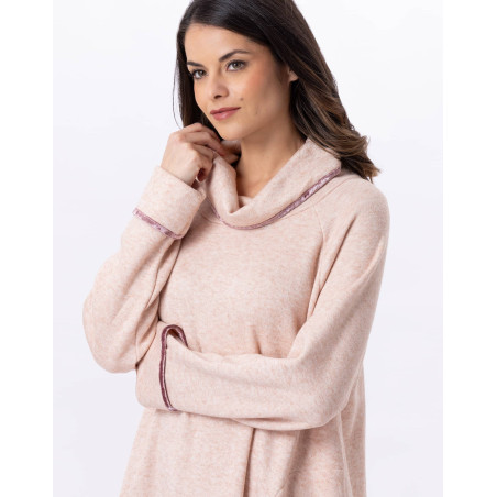 Knitted dress ALPAGA 840 Beige Pink | Lingerie le Chat