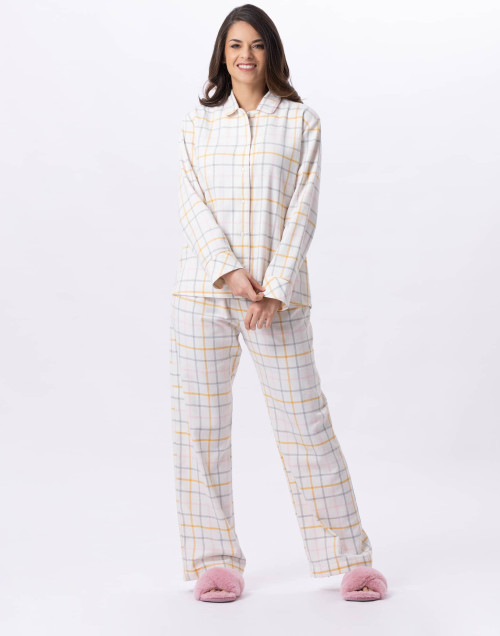 Cotton button-down pyjamas FELICITA 806 Multico