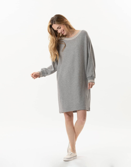 Knitted dress ESMEE 840 Grey