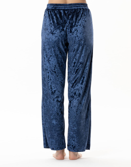 Pantalon en panne de velours PLATINE 880 Bleu