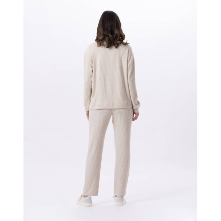 Knitted jogging suit ESMEE 802 Beige | Lingerie le Chat