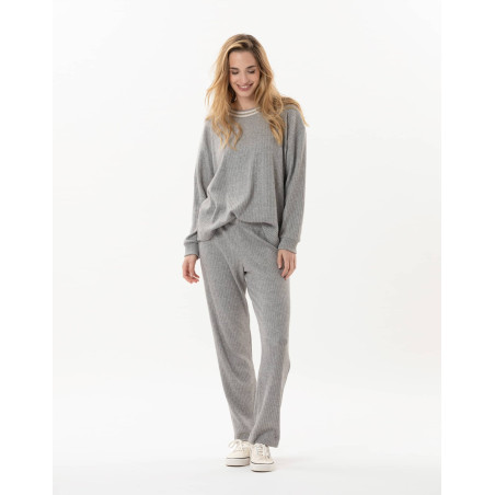 Knitted jogging suit ESMEE 802 Grey | Lingerie le Chat