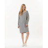 Knitted dress ESMEE 840 Grey