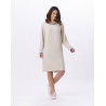 Robe en maille tricot ESMEE 840 Beige