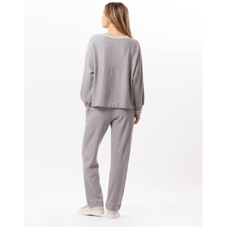 Knitted trousers ESMEE 880 Grey