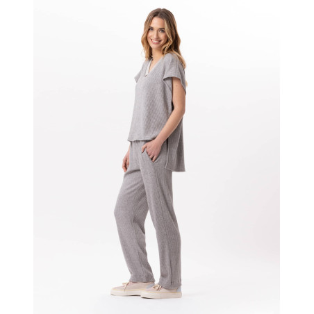 Knitted trousers ESMEE 880 Grey