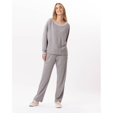 Knitted trousers ESMEE 880 Grey