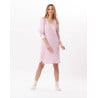 Chemise de nuit en coton  GARANCE 801 Rose/Blanc