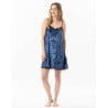 Panne velvet nightie PLATINE 803 Blue