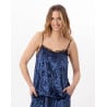 Panne velvet camisole PLATINE 831 Blue