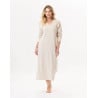 Cotton long nightdress GARANCE 811 Gold