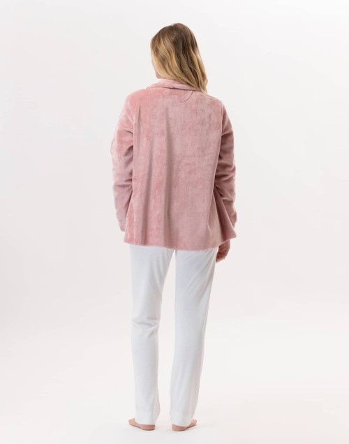 Veste en peluche flanelle ESSENTIEL 873 Blush