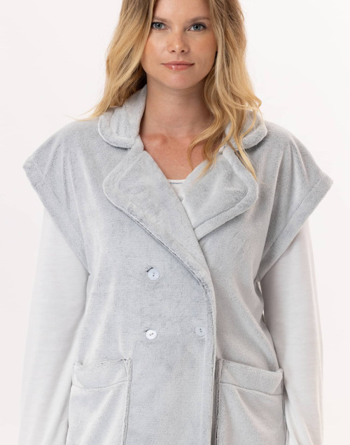 Plush flannel jacket ESSENTIEL 876 Grey