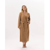 Velvet bathrobe ESSENTIEL 867 Gold