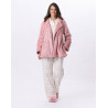 Plush flannel jacket ESSENTIEL H77A blush