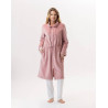 Plush flannel zip jacket ESSENTIEL 853 Blush