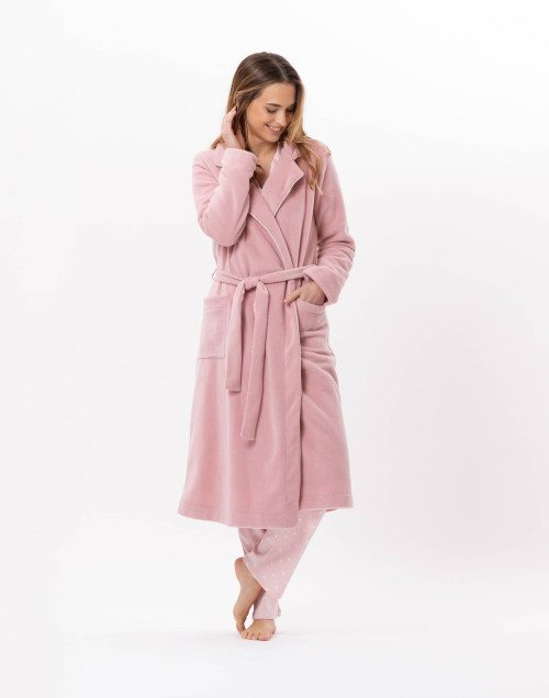 Peignoir en polaire ESSENTIEL 865 Blush