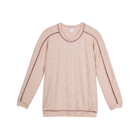 Knitted sweatshirt ALPAGA 830 Beige Pink | Lingerie le Chat