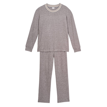 Knitted jogging suit ESMEE 802 Grey | Lingerie le Chat