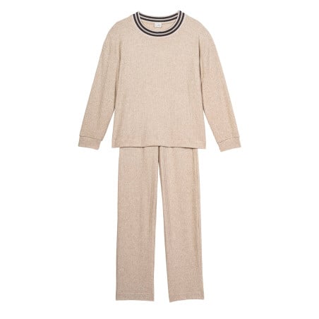 Knitted jogging suit ESMEE 802 Beige | Lingerie le Chat