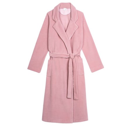 Fleece bathrobe ESSENTIEL 865 Blush | Lingerie le Chat