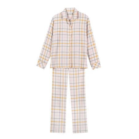 Cotton button-down pyjamas FELICITA 806 Multico | Lingerie le Chat